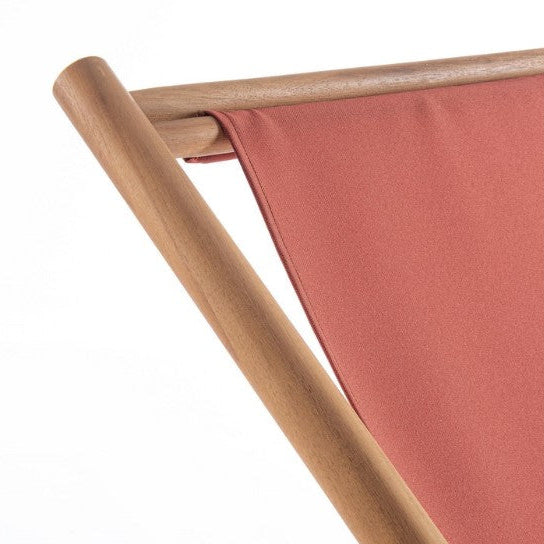 bizzotto bizzotto sdraio danubio effetto teak schienale terracotta ean 8051836783850