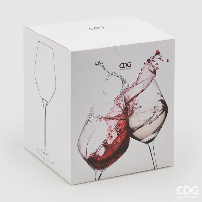 edg enzo de gasperi edg enzo de gasperi calice vino h 245 cm d 105 cm 600 ml vetro cf 4 pz ean 8056372689031