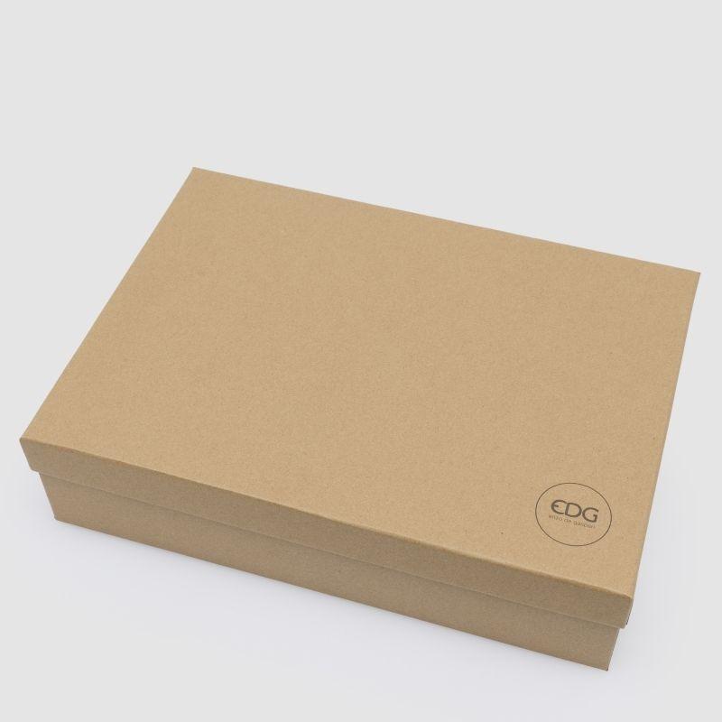 edg enzo de gasperi edg enzo de gasperi coperta wool l 170 cm l 120 cm scatola regalo bianco grigio ean 8059824624383