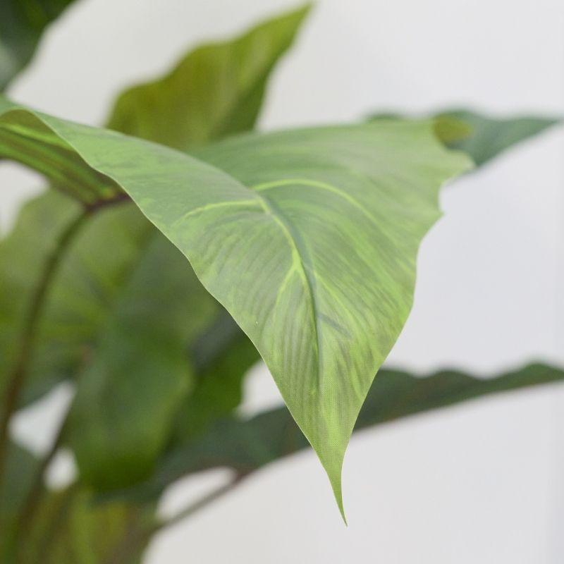 edg enzo de gasperi edg enzo de gasperi pianta artificiale alocasia vogue con vaso h 180 cm pianta decorativa realistica design moderno ean 8059824655172