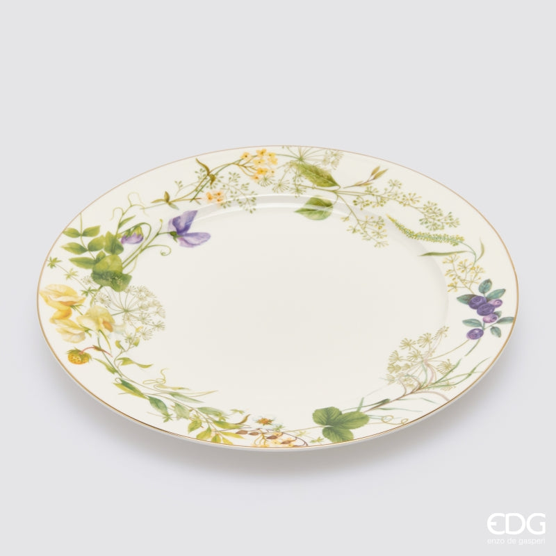 edg enzo de gasperi edg enzo de gasperi set piatti fiorimix fondi piatti frutta ciotoli 24 pz giallo verde ean 8059824654663