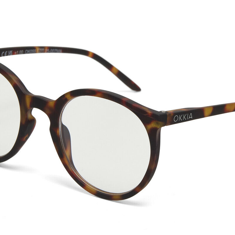 okkia okkia occhiale da lettura mod bologna premontato soft touch classic havana diottrie 2 50 ean 8056211374135