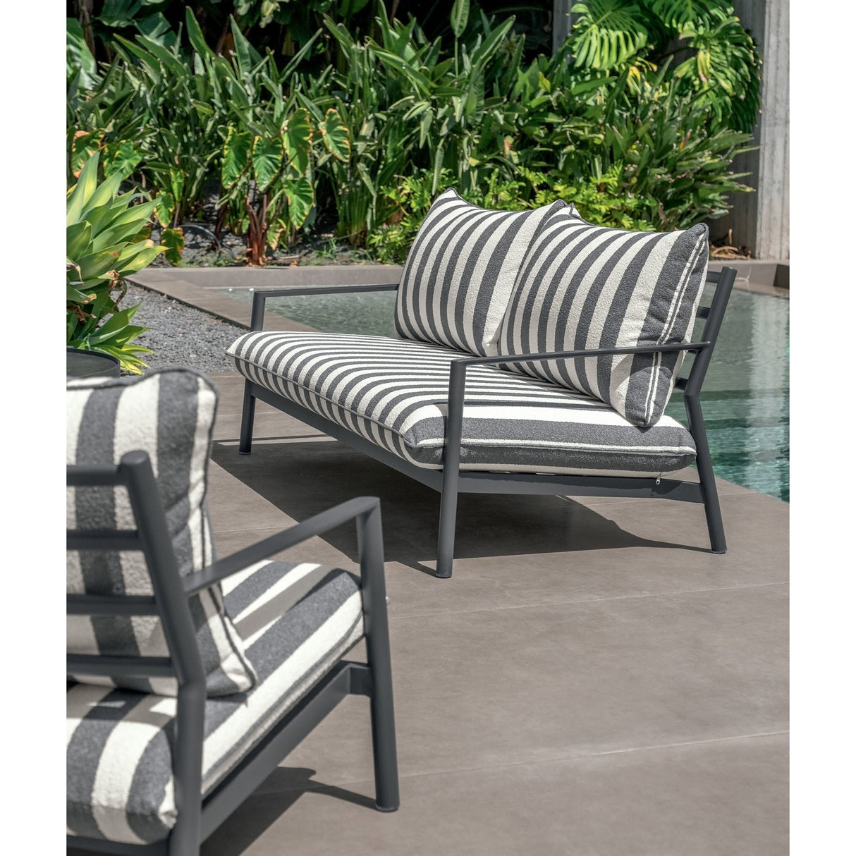 talenti talenti salotto finn set sofa 2 poltrone living e tavolo caffe d58 bianco graphite