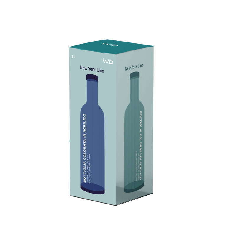 wd lifestyle wd lifestyle bottiglia in acrilico 1 lt ambra ean 8033040744940