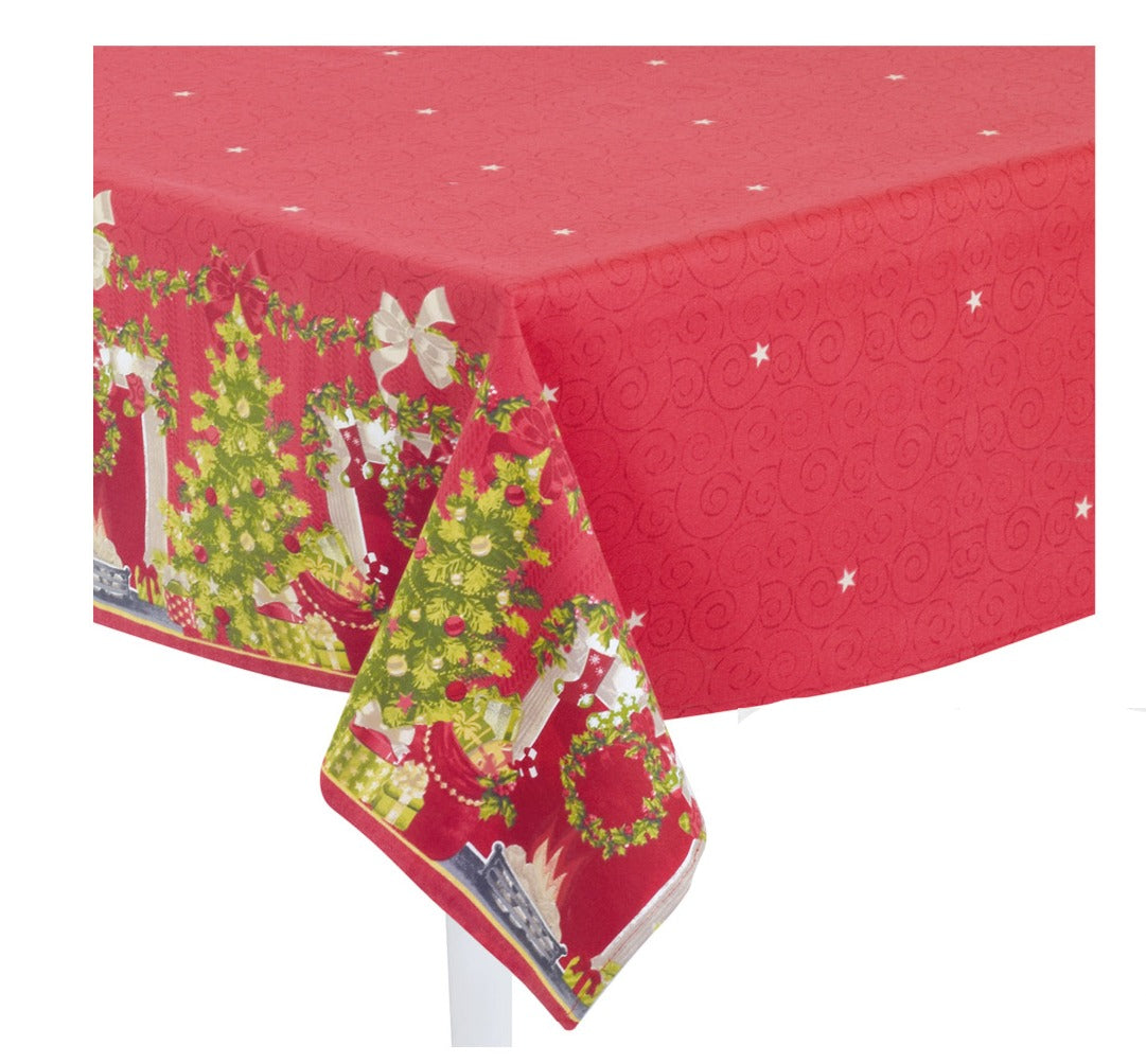 preziosa home preziosa home tovaglia in twill ass natale 130 x 350 cm multicolor 1 pz ean 8050264133466