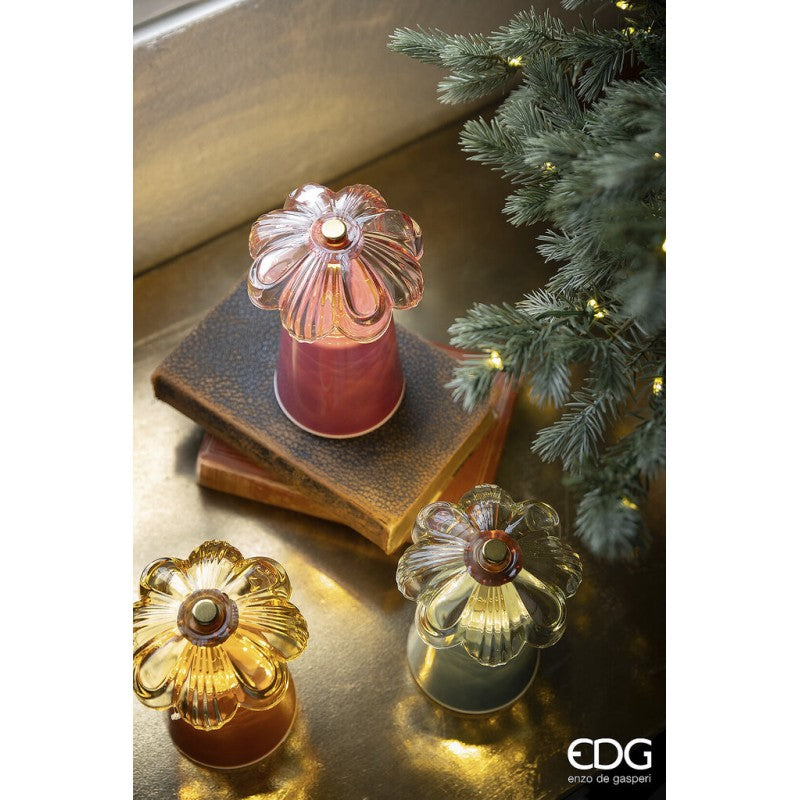 edg enzo de gasperi edg enzo de gasperi lampada da tavolo lily h 1750 cm d 11 cm ip20 beauty scatola regalo ean 8059824607867