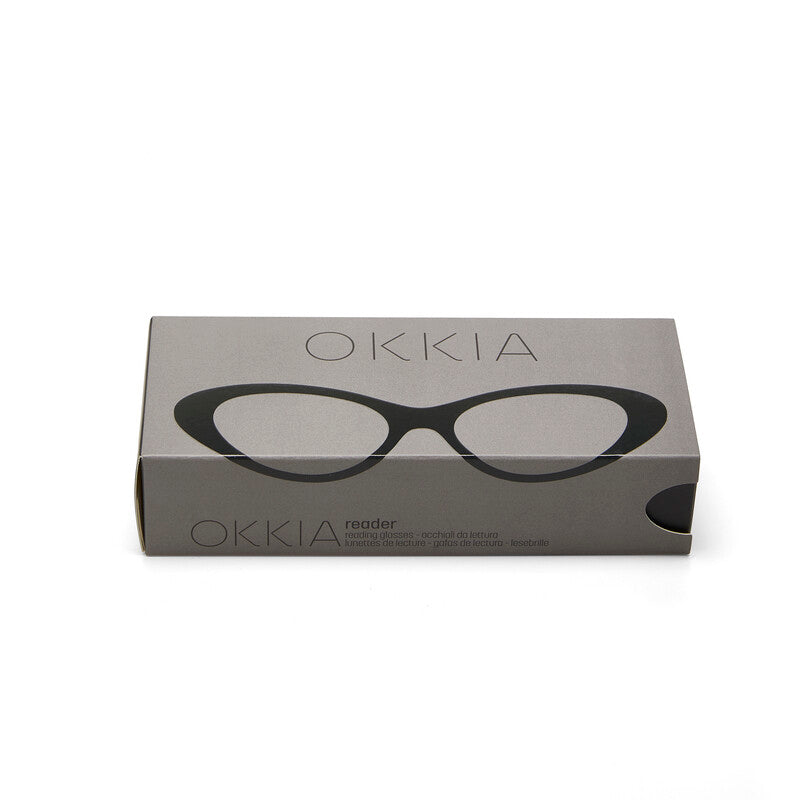 okkia okkia occhiale da lettura mod lina cat eye nero diottrie 3 00 ean 8055773199941