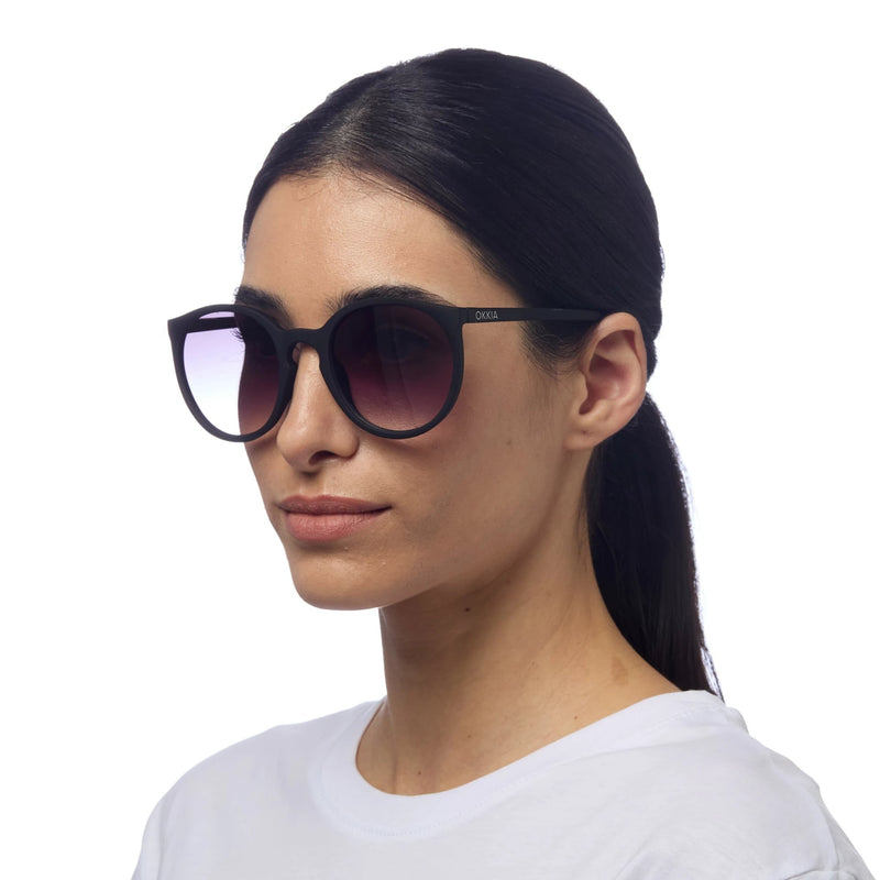 okkia okkia occhiale da sole premontato mod berlino black ean 8056211371271