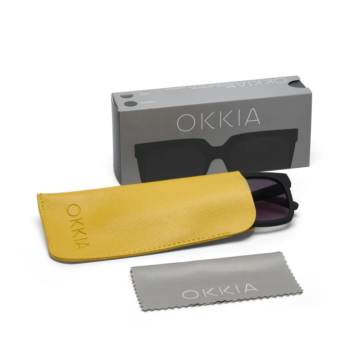 okkia okkia occhiale da sole premontato mod roma spring arms black ean 8056211371196