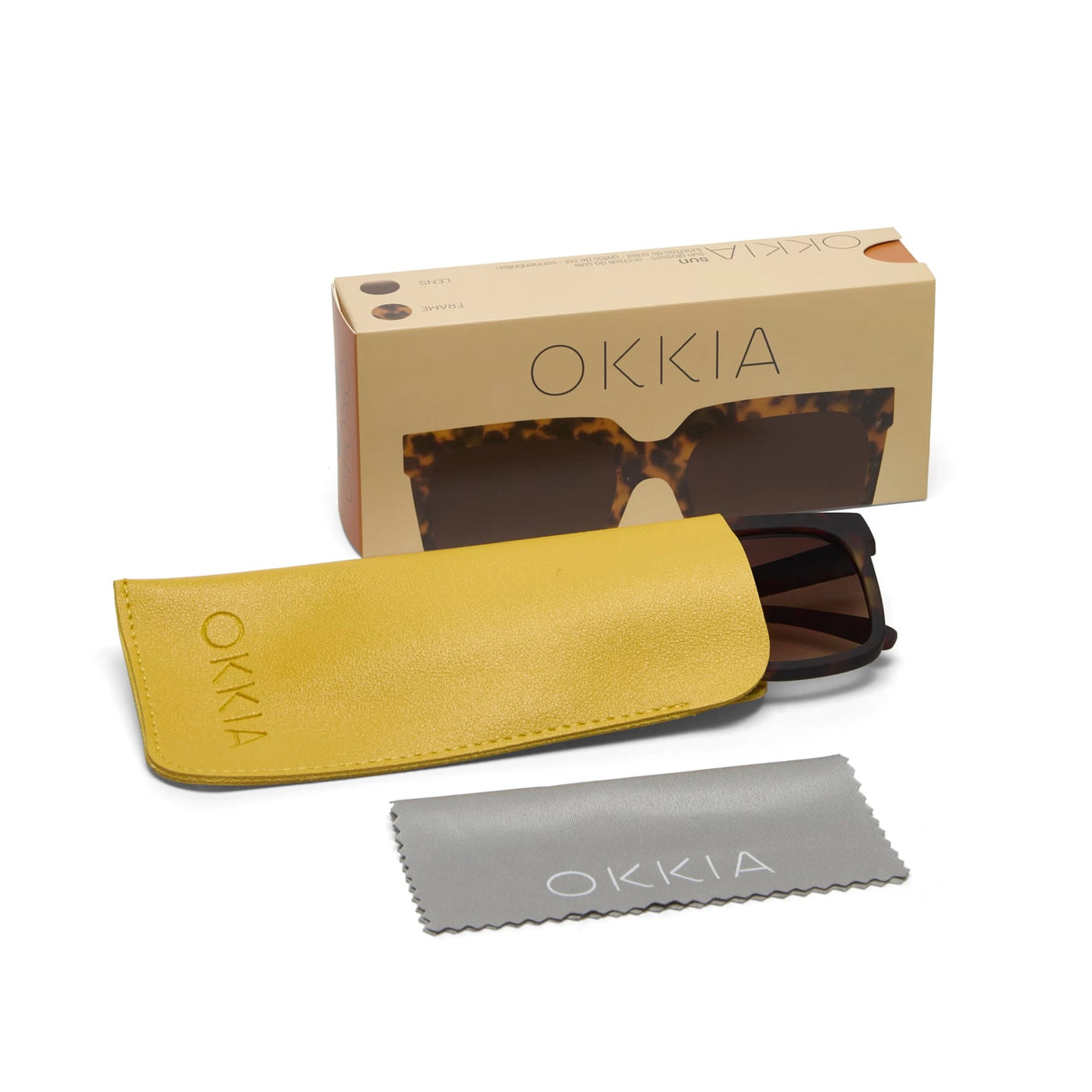 okkia okkia occhiale da sole premontato mod roma spring arms classic havana ean 8056211371202