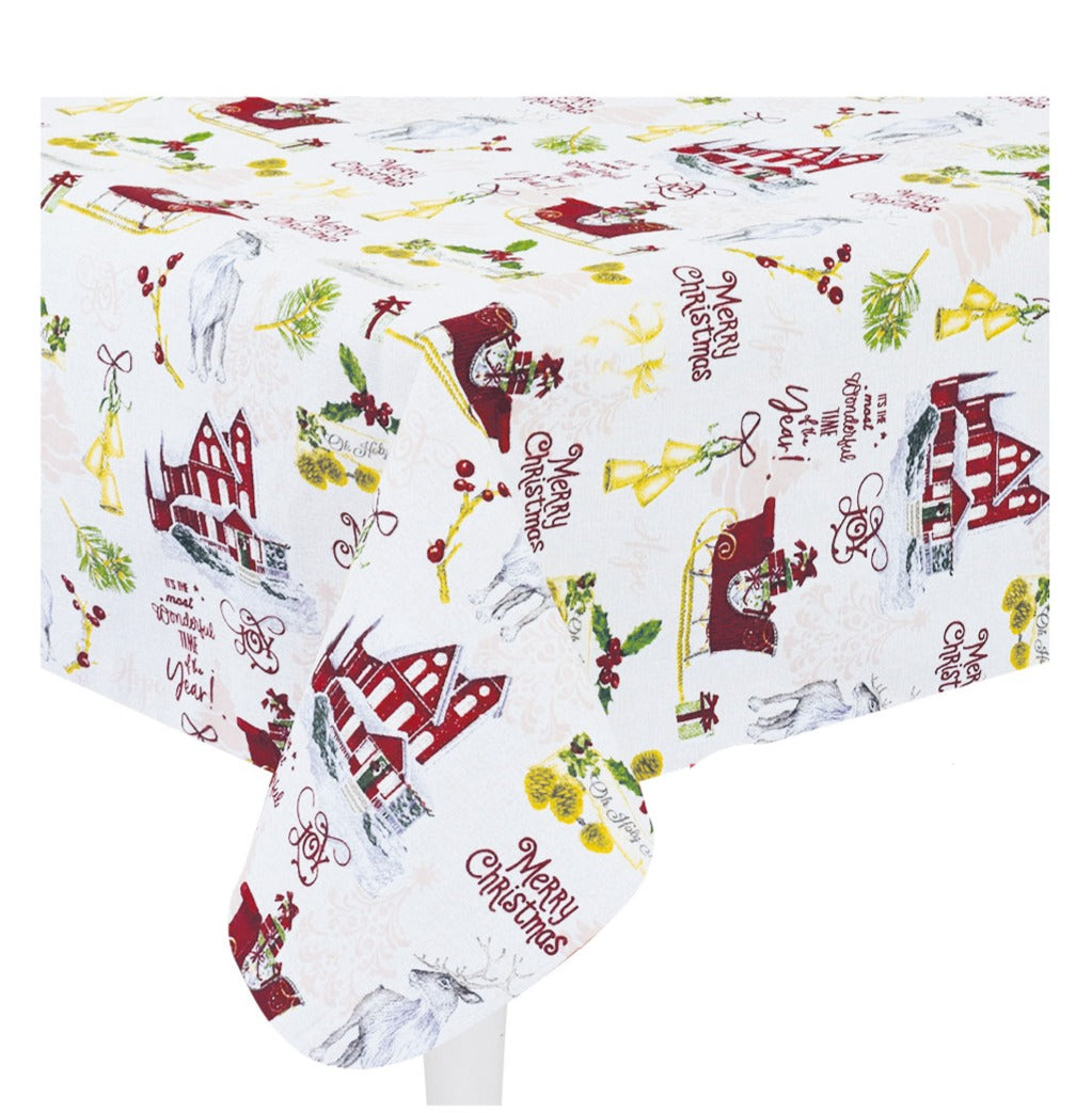 preziosa home preziosa home tovaglia in twill ass natale 130 x 350 cm multicolor 1 pz ean 8050264133466