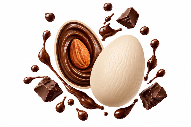 Maxtris Confetti Creamy Max Fondente Tortora 1 kg – Confetti Golosi al Cioccolato Fondente per Matrimoni, Cerimonie, Feste e Confettate