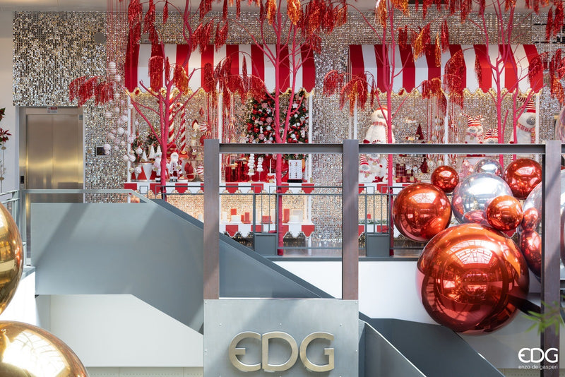 EDG Enzo De Gasperi Decor Mirror Ball D 150 Cm Red