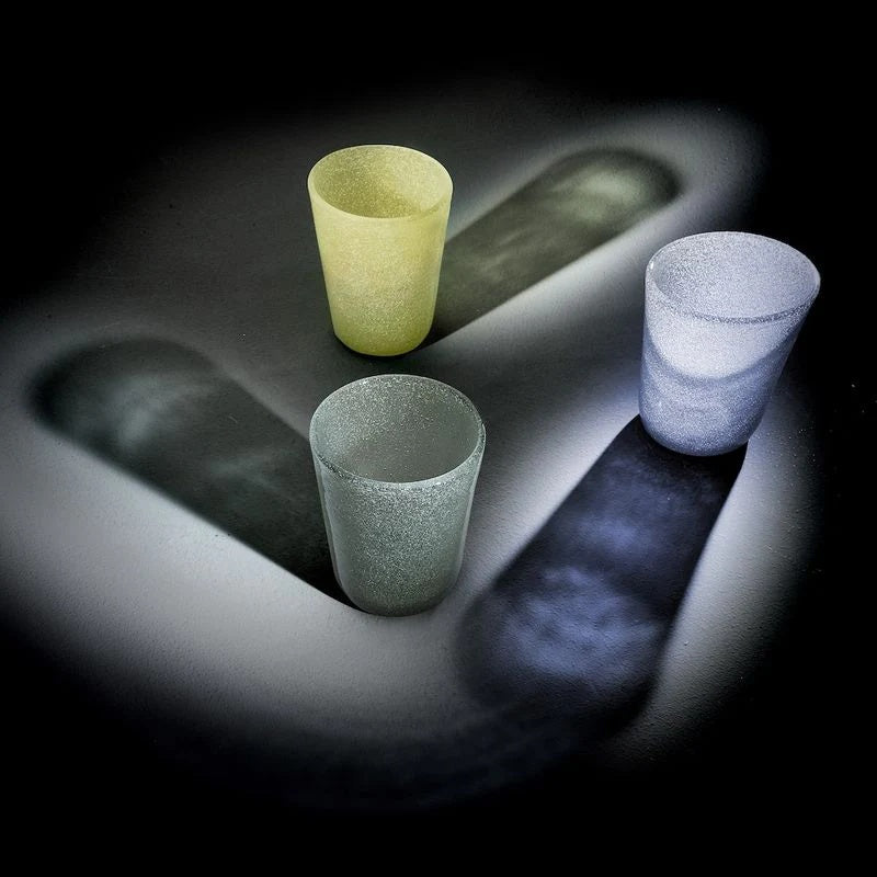 Zani Serafino Water Glass in Lavender Glass Paste