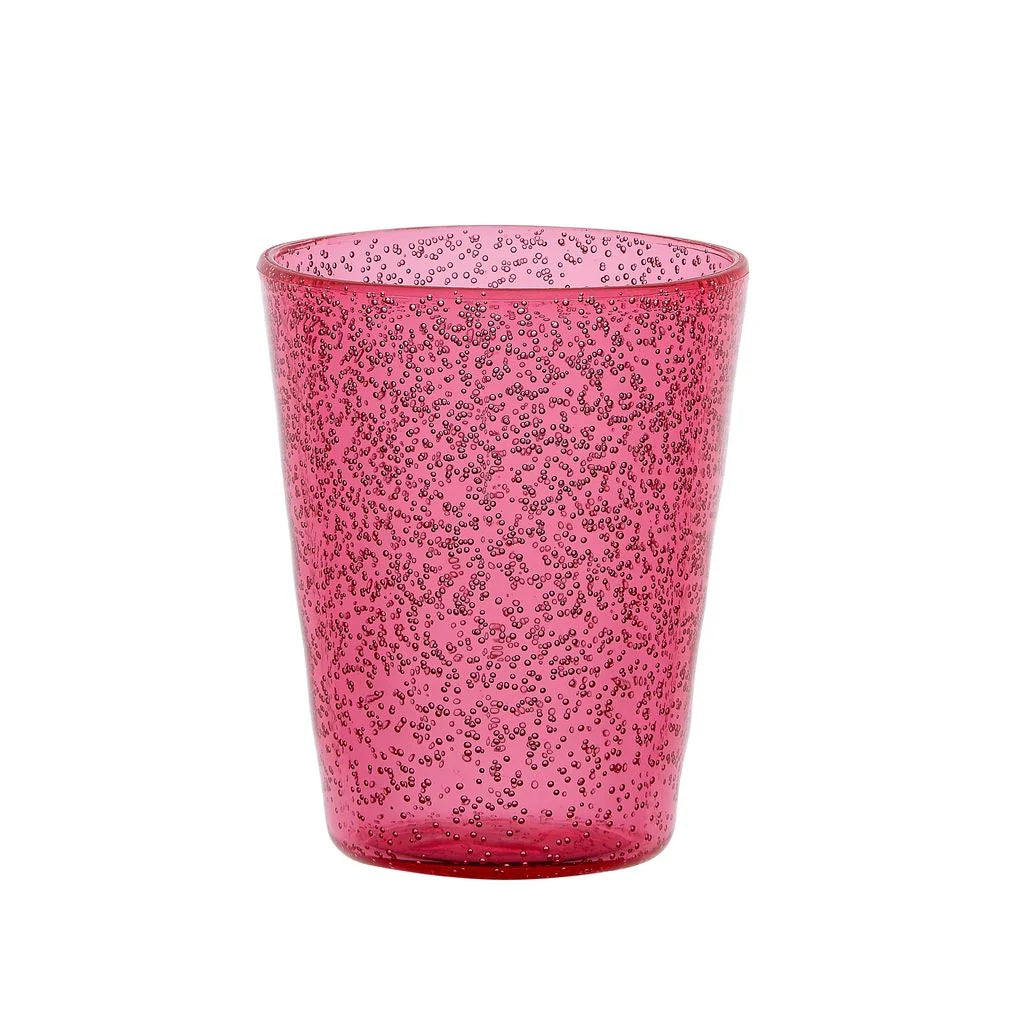 Zani Serafino Memento Synth Acrylic Water Glass in Strawberry Color