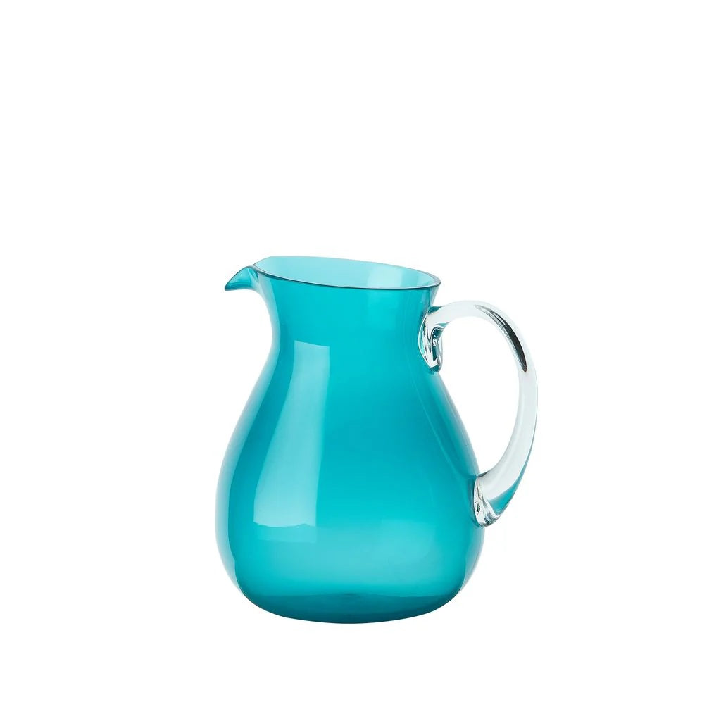 Zani Serafino Caraffa Memento Synth Small Pitcher Turquoise in MS-Acrylic 1 Lt