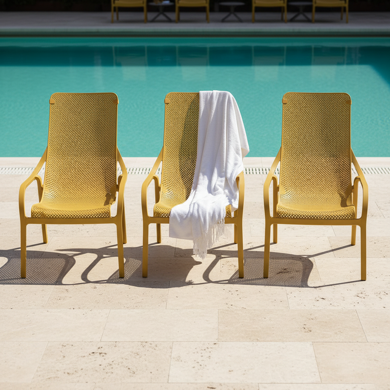 Nardi Net Lounge multiple a bordo piscina