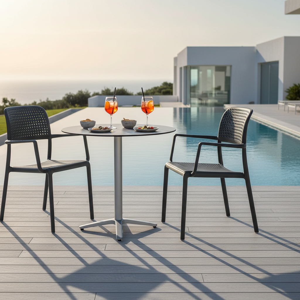 Nardi Sedia Bora antracite poolside