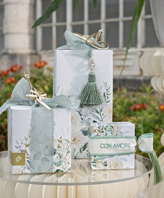 Cupido&Co. Gauze Ribbon H 25 Mm L 25 Mt Sage