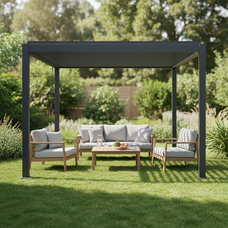 Ocean Antracite 3×4 – Giardino salotto