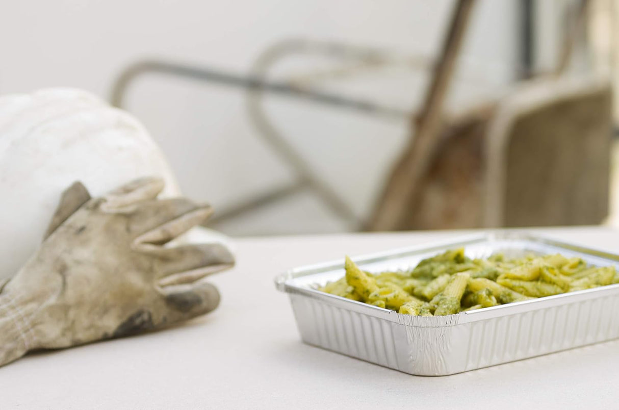 Contital Aluminum Container R2L 6 Portions 318 x 214 Mm 50 Pcs