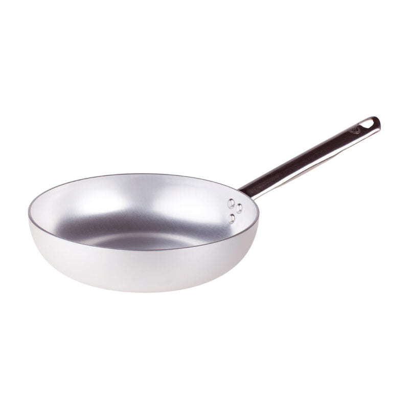 AGNELLI High Flared Aluminium Pan with 1 Stainless Steel Handle D 20 cm