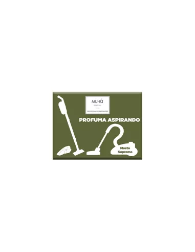 Muhà Set 5 Vacuum Cleaner Freshener Sachets Mosto Supremo