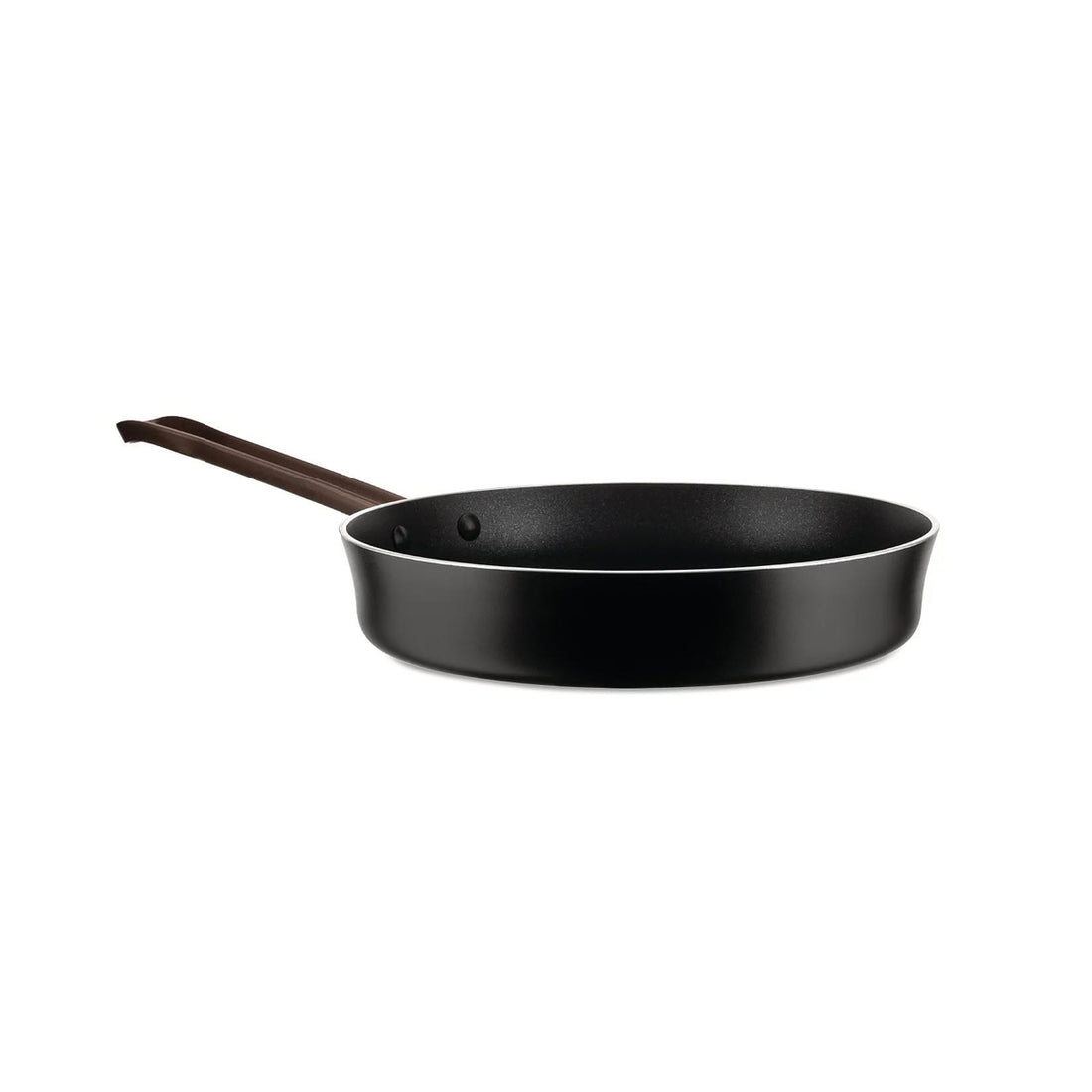 Alessi Edo 24 cm Frying Pan with Long Handle – Elegant Design Steel Frying Pan