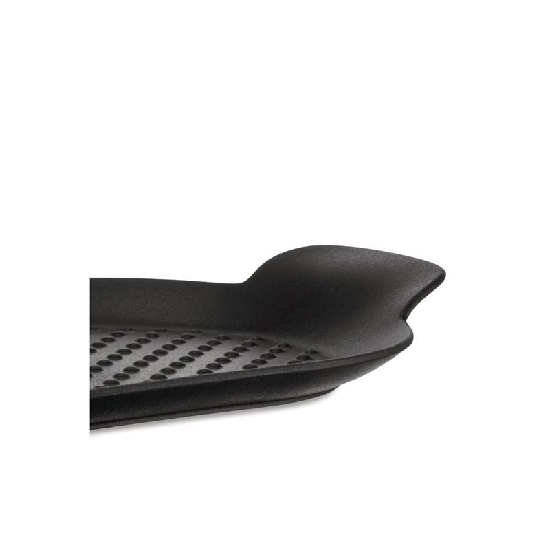 Alessi Edo Cast Iron Griddle Pan Black