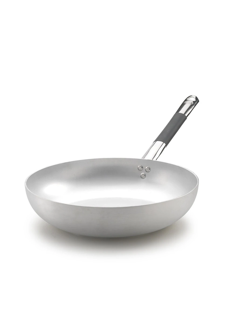 AGNELLI Professional Aluminium Induction Saute Pan, High, Tapered, 24 cm