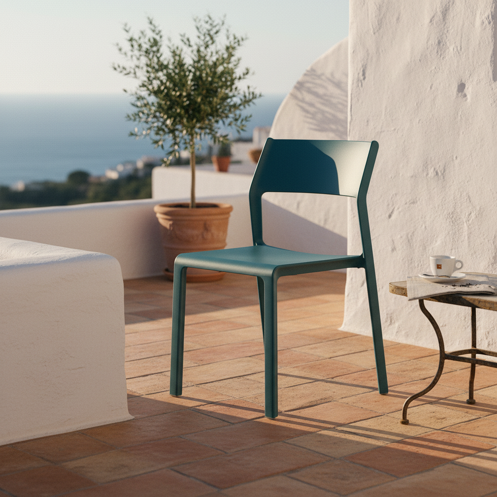 Sedia Trill Bistrot Ottanio su terrazza