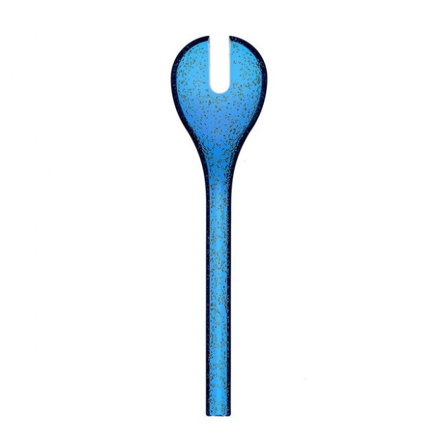 Zani Serafino Salad Servers Me Synth Metacrylate Deep Blue