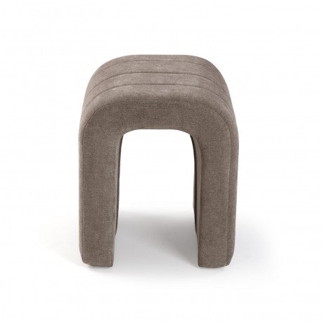 Padded Stool Beige
