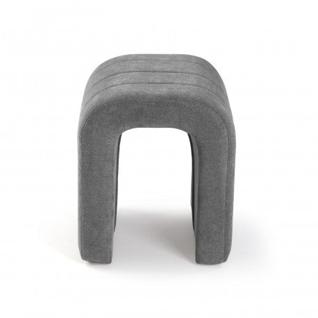 Versa Padded Stool Light Grey