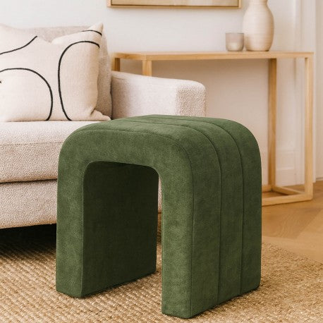 Versa Padded Stool Green