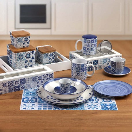Versa Azurita Wood Tray 45cm