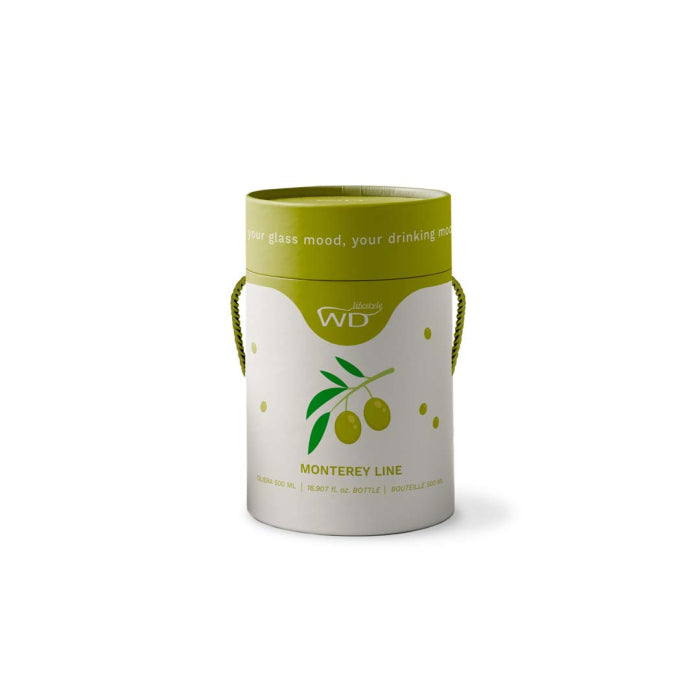 WD LifeStyle Borosilicate Glass Oil Bottle Cc 500 Ml Olive Decor