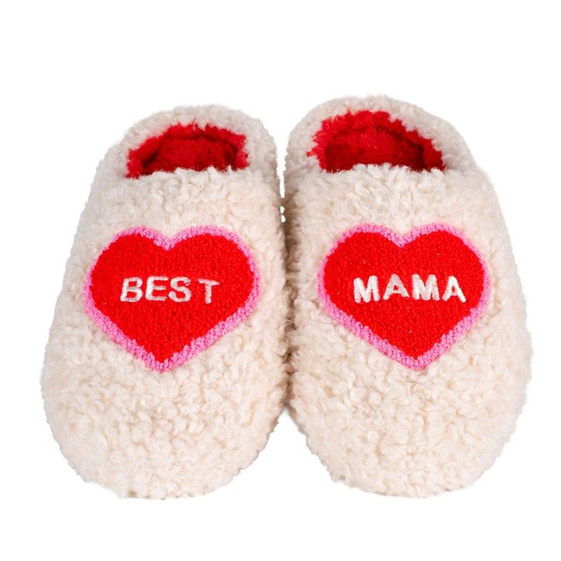 WD Lifestyle Pantofole Best Mom Taglia S/M – Pantofole Divertenti da Casa