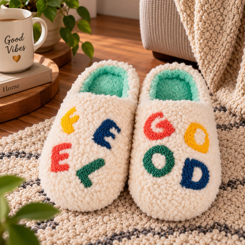 WD Lifestyle Pantofole Feel Good Taglia M/L – Pantofole Comode da Casa