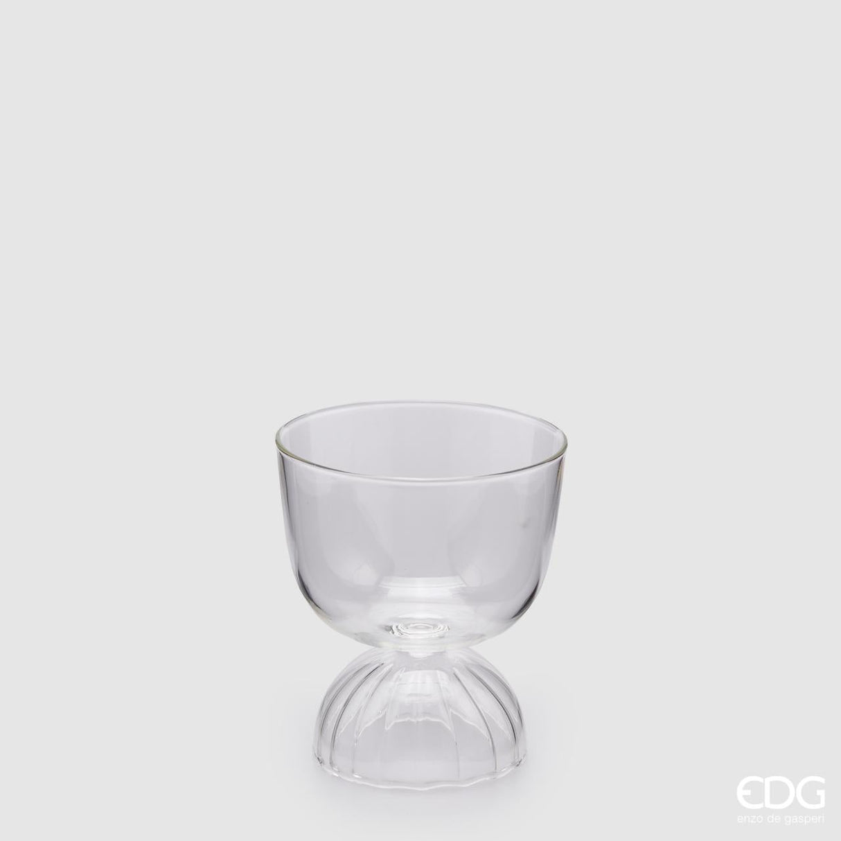 EDG Enzo De Gasperi Hamlet Glass H 11.5 Cm D 10 Cm 350 Ml