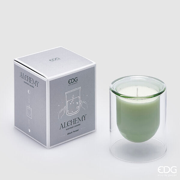 EDG Enzo De Gasperi Alchemy Candle H 10 Cm D 8.5 Cm Black Forest