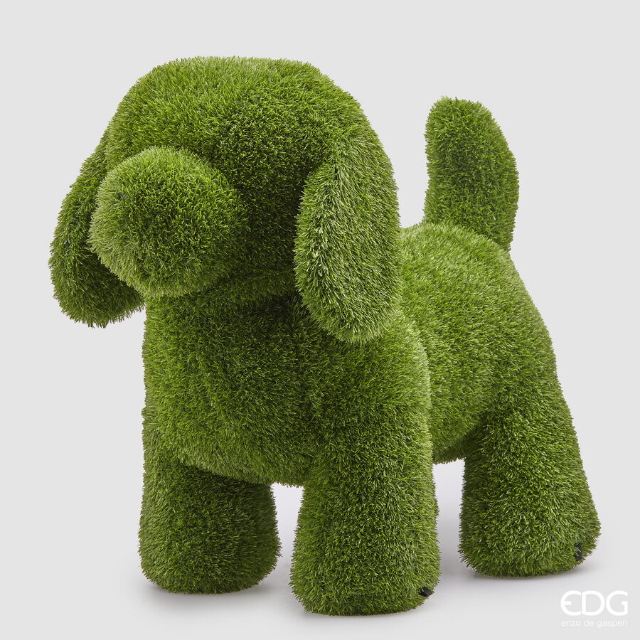 EDG Enzo De Gasperi Dog Grass Decoration H68 W45 L80 Green