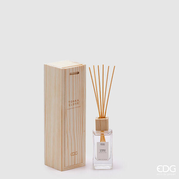 EDG Enzo De Gasperi Essential Bottle Diffuser 90 Ml H 12.5 Cm Tonka Clouve