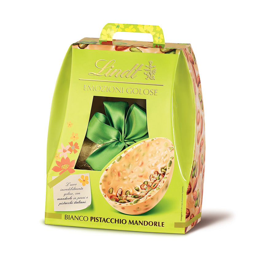 LINDT Lindt White Egg Pistachio Almond 400 Gr