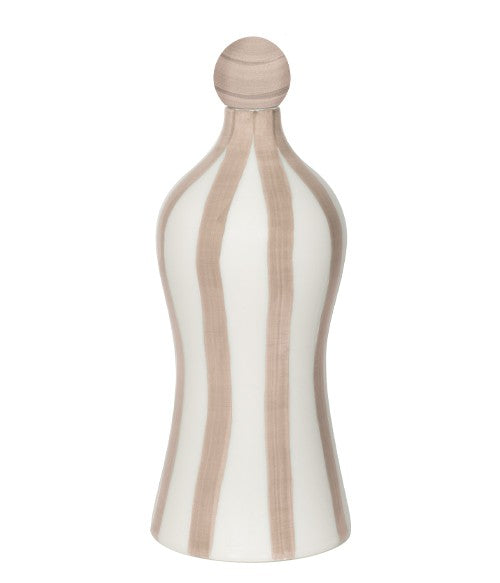Zafferano Stripes Bottle Lido D 110 Mm H 264 Mm Sand