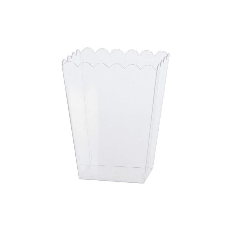 Bigiemme Transparent Plastic Container Rectangular 15 x 12 x 19 Cm