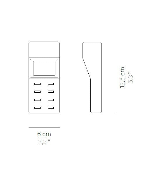 Zafferano USB Multi-socket Charger 8 A 40 W 50 / 60 Hz
