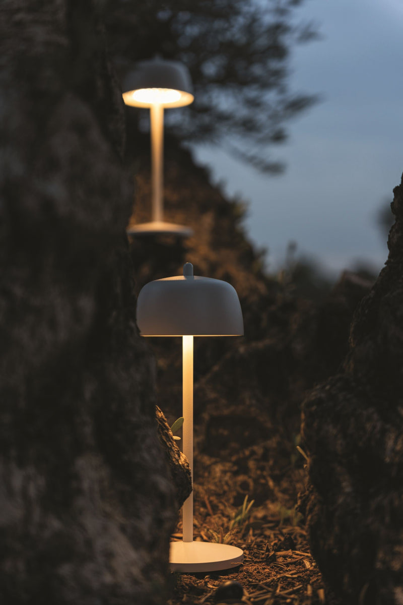 Zafferano Circe Table Lamp D 110 Mm H 300 Mm Corten
