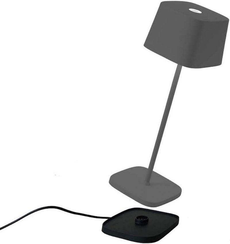 Zafferano Ofelia Pro Dark Grey - LED Table Lamp H29cm