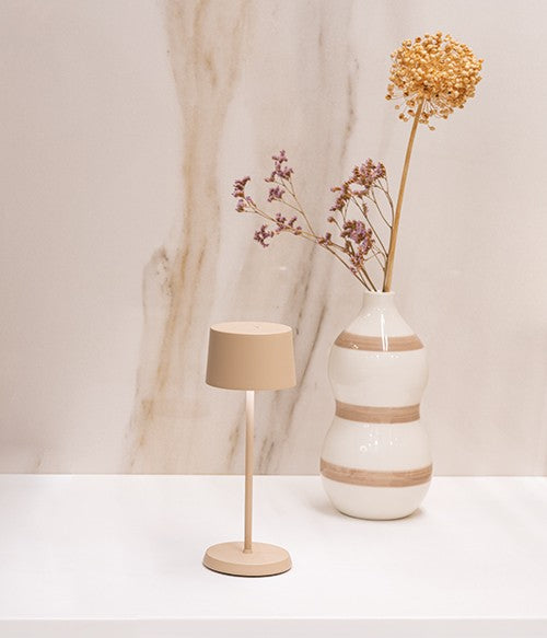 Saffron Olivia Micro Pro Lamp D 75 Mm H 200 Mm Sand